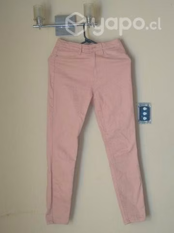 Pantalón jeans rosado - Imagen 2