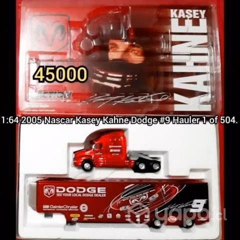 1:64 2005 Nascar Kasey Kane Dodge #9 Hauler
