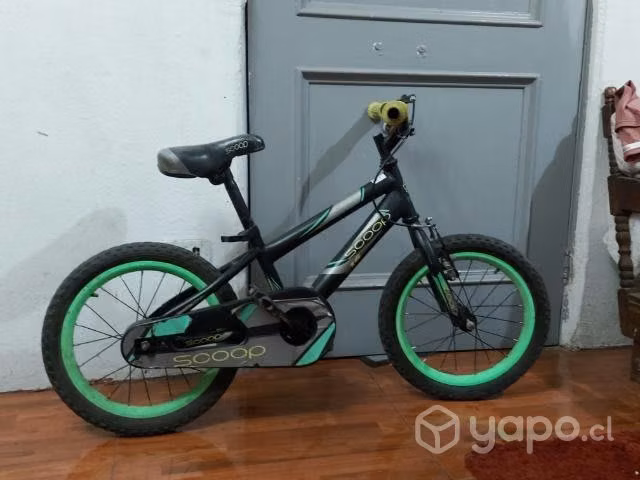 Bicicleta para niño verde - Imagen 4