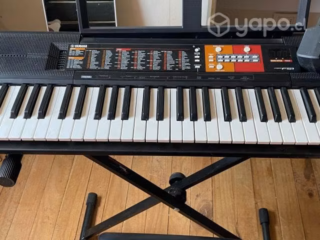 Teclado yamaha nuevo con atril y sillín