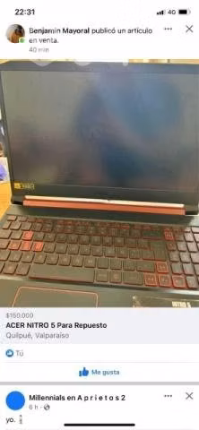 ACER NITRO 5 para repuesto
