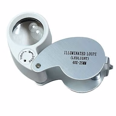 Microscopio Lupa Con Aumento De 40x-25mm Geologos,