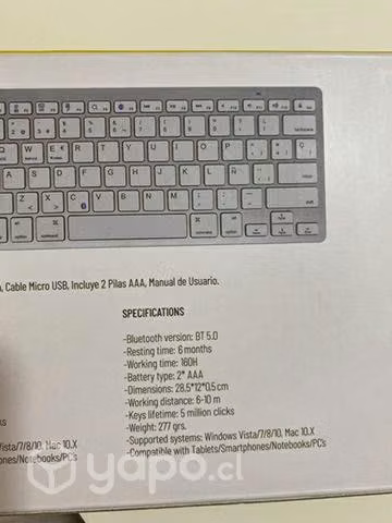 Mini teclado bluetooth tecmaster - Imagen 3