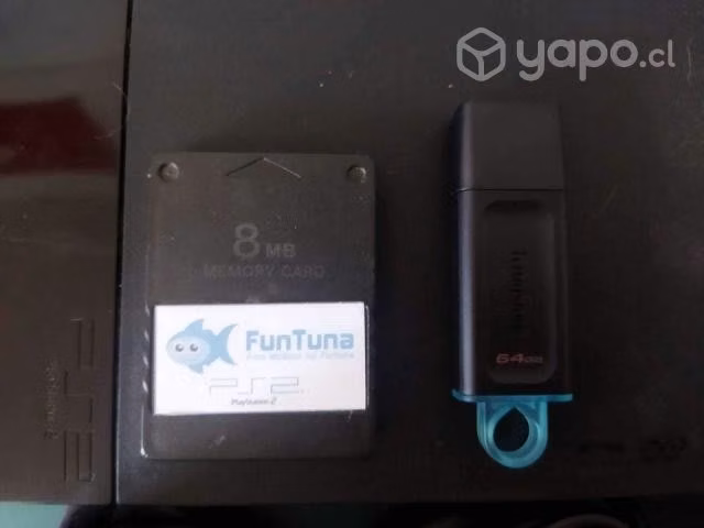 Ps2 + 8 juegos a elección+ usb 64gb