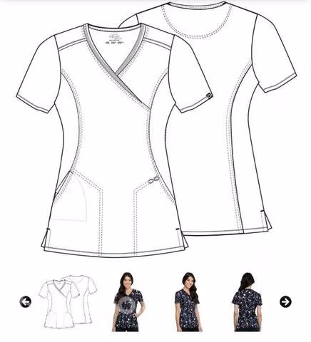 Uniforme clínico my scrubs - top - Imagen 2