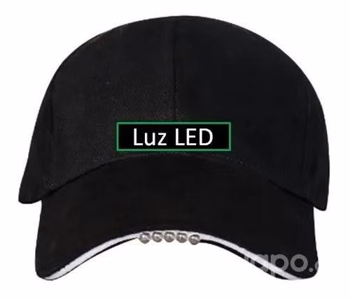 Jockey Gorra Con Luz Led