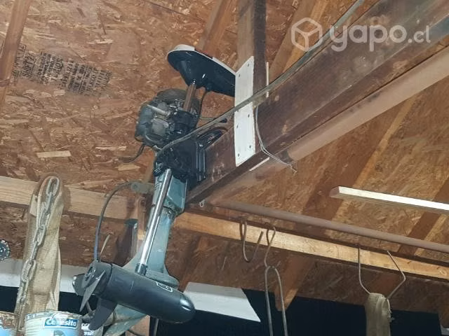 Bote fibra con motor eléctrico y a combustión