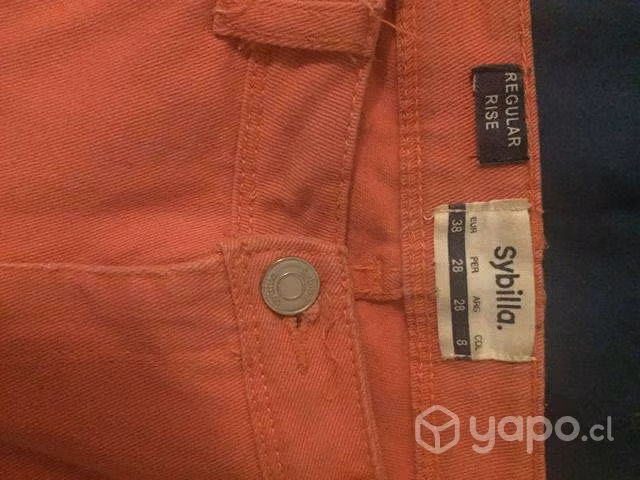 Shorts naranjo