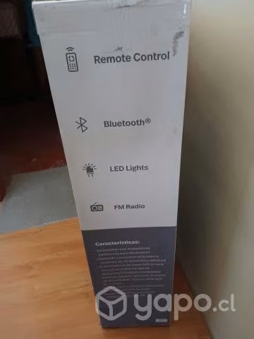 Parlante grande rockola retro luces led nuevo