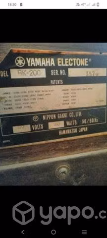 Órgano yamaha BK - 200