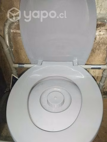 Silla con orinal plegable (nuevo) - Imagen 2