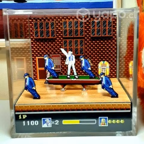 Cubo diorama michael jackson