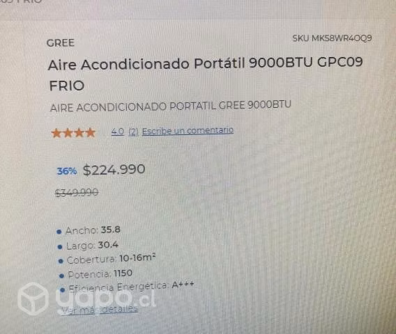 Aire acondicionado portatil - Imagen 5