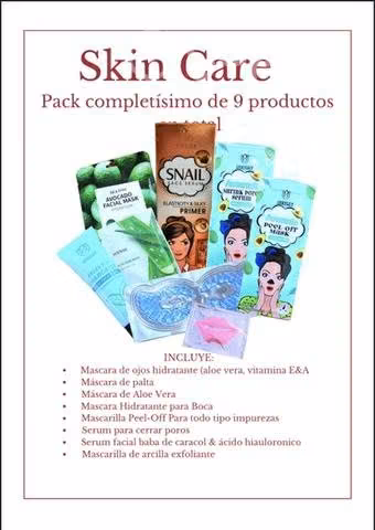 Pack de 8 productos de Skin Care