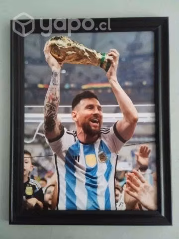 Cuadro Messi campeón del mundo