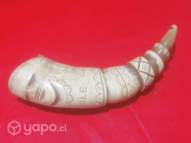 Antiguo CACHO Tallado a Mano