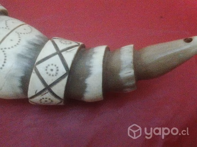 Antiguo CACHO Tallado a Mano - Imagen 5