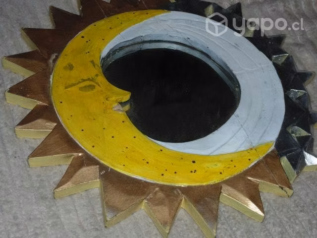 Espejo luna y sol diseño unico