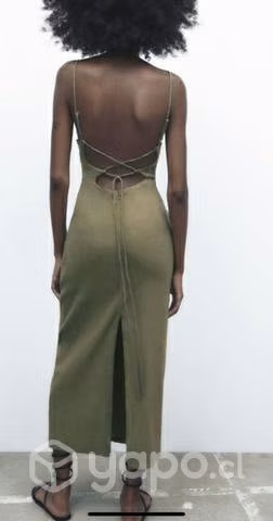 Vestido lino Zara - Imagen 3