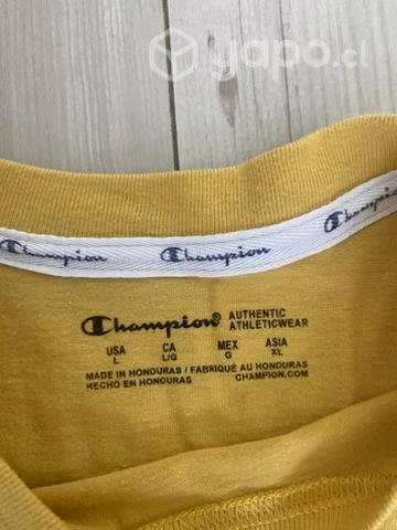 Polera champion amarilla - Imagen 2