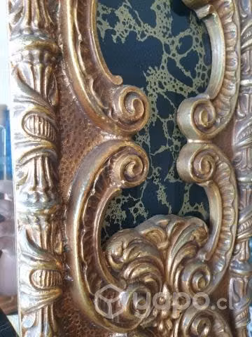 Espejo Antiguo unico de madera