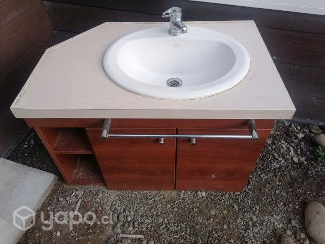 Lavamanos con mueble y 6 puertas