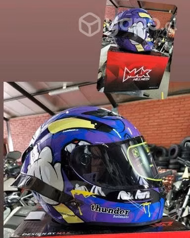 Casco Max helmets Morado