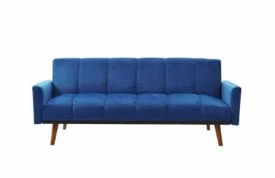 Sofá cama 3 cuerpos 192x78x82 cm azul
