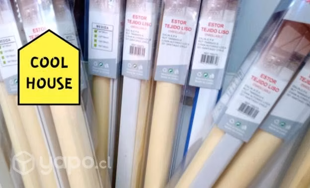 Cortinas Roller LISAS de Color Beige 120cm y 150cm