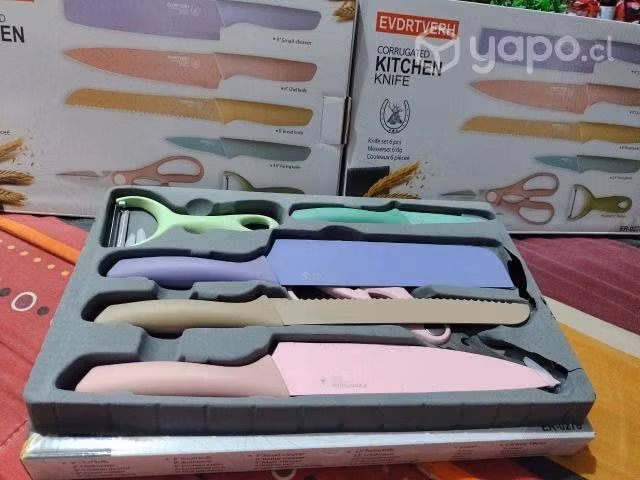 set de cuchillos muy hermoso