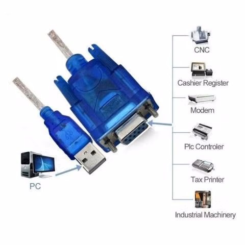 Cable USB a Macho RS232 (DB9) - Imagen 2