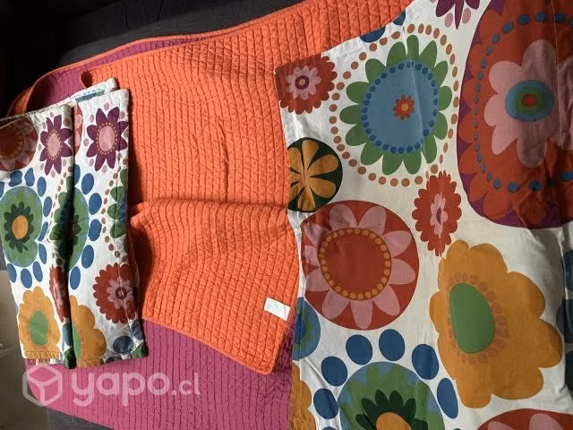 Set que incluye 1 Quilt+ 1 piecera + 1 funda cojin