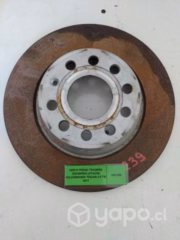 Disco Freno Trasero Izquierdo (VTA239) Volkswagen