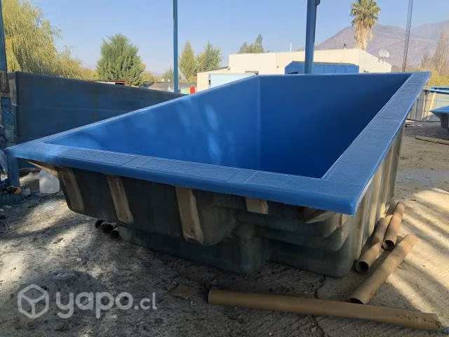 Piscina Fibra de vidrio rectangular 4 m de largo