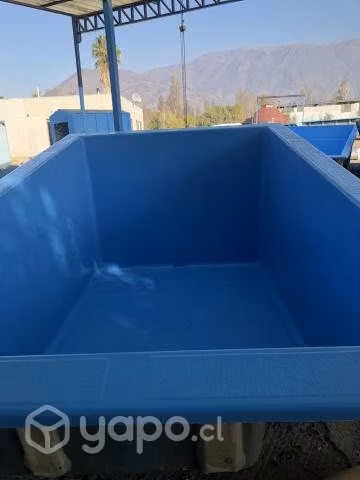 Piscina Fibra de vidrio rectangular 4 m de largo