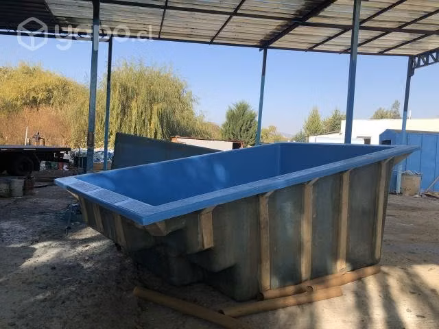 Piscina Fibra de vidrio rectangular 4 m de largo