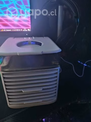 Ventilador Portátil Climatizador Led