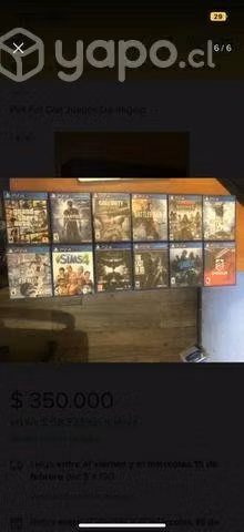 Ps4 FAT con juegos de regalo