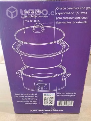 Olla de Cocción Lenta 5.5Lts Nueva