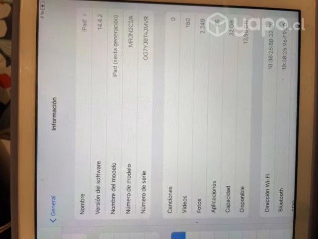IPad 6ta generación - Imagen 4