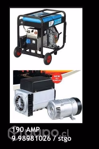 Soldadora diesel 190 amp
