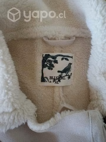 Chaqueta color hueso tela-chiporro talla xxl (L)