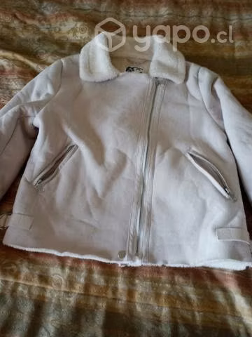 Chaqueta color hueso tela-chiporro talla xxl (L)