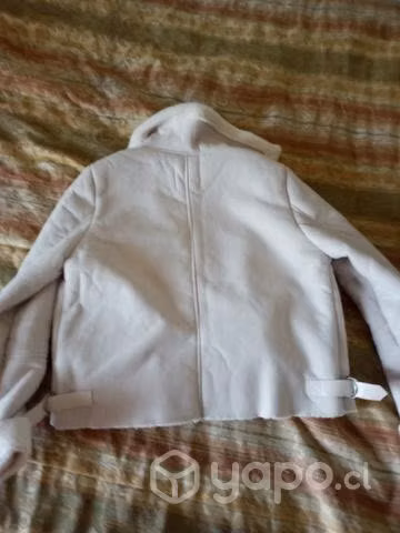 Chaqueta color hueso tela-chiporro talla xxl (L)
