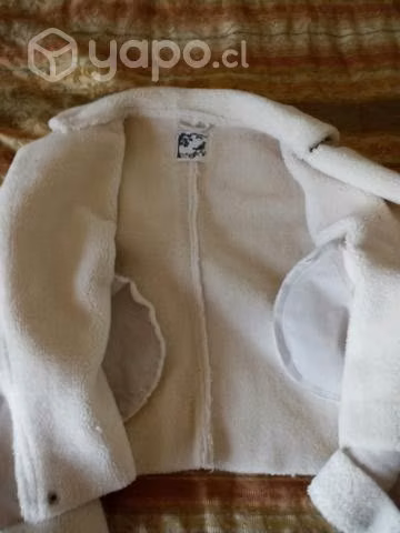 Chaqueta color hueso tela-chiporro talla xxl (L)