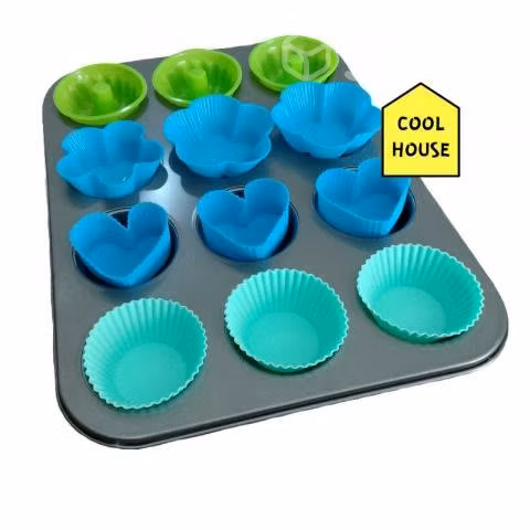 Molde para cupcakes de silicona