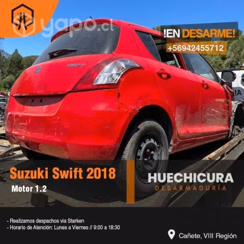 Biela suzuki swift 2018