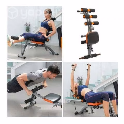 Banca Abdominal Brazos Multifuncional 6 En 1 Six