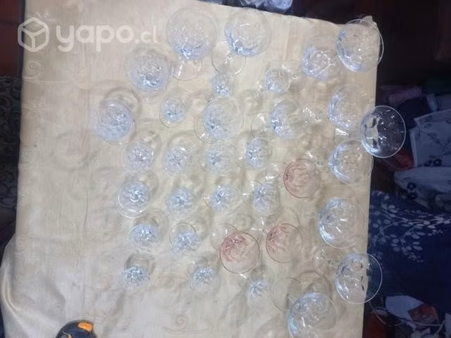 Lote copas cristal (antiguas)