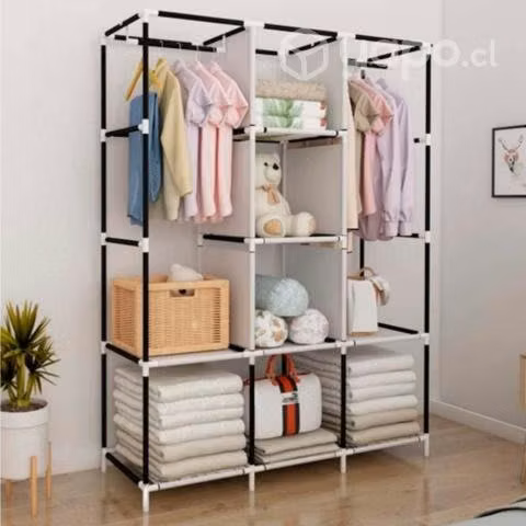 Closet Organizador Armable de Tela Cafe